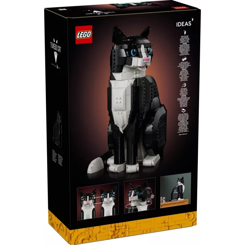LEGO rinkinys Ideas 21349 Smokingė katė – kolekcinis plytelių modelis, eksponavimui