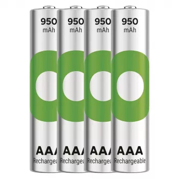 GP baterijos R03/AAA Ni-MH 950 mAh lizdinėje pakuotėje 4 vnt.