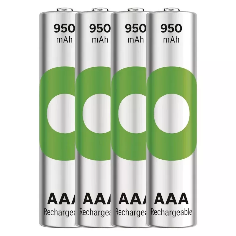 GP baterijos R03/AAA Ni-MH 950 mAh lizdinėje pakuotėje 4 vnt.