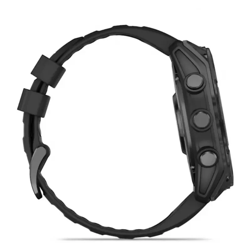 Išmanusis laikrodis GARMIN Fenix 8 – titano korpusas 51 mm, AMOLED 1,4 colio, GPS, 32 GB, 10 ATM, silikoninis dirželis