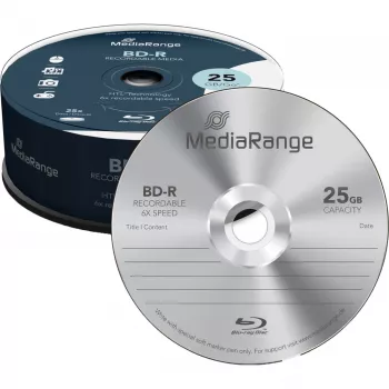 MediaRange MR514 BD-R tuščias diskas 25 GB 25 vnt.