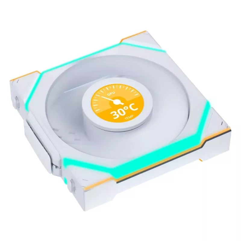 Kompiuterio ventiliatorius Lian Li Uni Fan SL-INF 120 mm Baltas, 2100 RPM, 2,66 mmH2O, FDB, 12 V (3 vnt.)