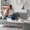 MANTA RDI912W radijo laikrodis Rimini su Bluetooth ir belaidžiu įkrovimu, baltas