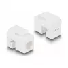 DeLOCK Keystone LSA rinkinys RJ45 RJ11 Cat.6 juodas užsegamas laikiklis