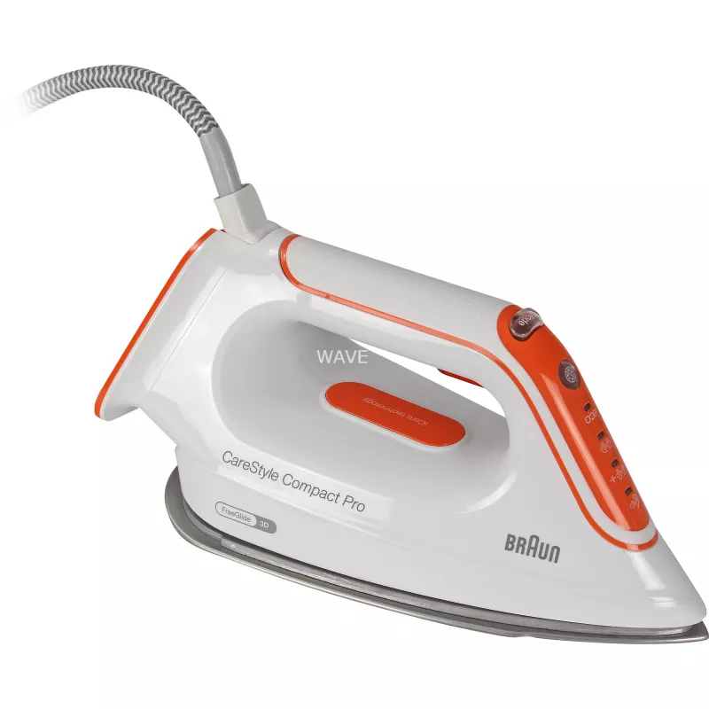 Lyginimo sistema Braun CareStyle Compact Pro IS2561WH 2400 W 1.5 L EloxalPlus padas Oranžinė, Balta