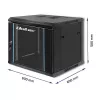 Atviras tinklo stovas QOLTEC 9U modelis 54466