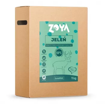 Sausas šunų ėdalas ZOYA ColdPRO Deer 9 kg – suaugusių priežiūrai, vieno baltymo elniena, 26% baltymų, 9,5% riebalų