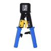 Alantec NI040 crimpimo replės RJ-45, RJ-12, RJ-11 jungtims, plieninė konstrukcija, juodos/mėlynos spalvos