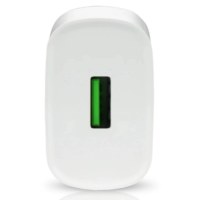 Įkroviklis 1x USB 18 W QC 3.0 Baltas
