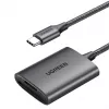 Card reader UGREEN CM401 USB-C 5 Gb/s, aliuminio korpusas, MMCmicro, USB 3.2 Gen 1 Type-C