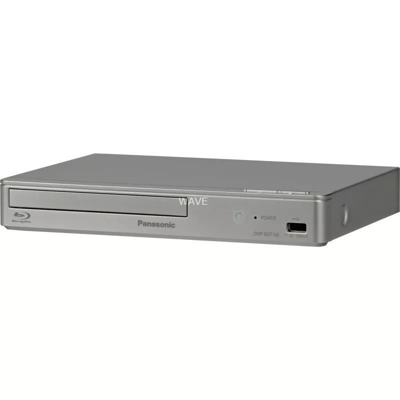 Panasonic Blu-ray grotuvas DMP-BDT168EG – DVD, MP3, WMA, JPEG, WAV, XviD, AAC, AVCHD, MKV, CD-DA, FLAC, MPO, BD-MV, ALAC, USB