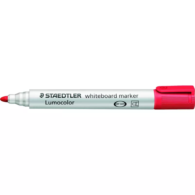Markeris Staedtler Lumocolor 351 WP4 su kulka antgaliu juoda mėlyna žalia raudona (4 vnt.)
