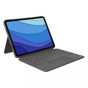 Logitech Combo Touch iPad Pro 11 colių 1–4 kartos, Šiaurės šalių QWERTY išdėstymas su jutikliniu kilimėliu
