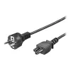 Wentronic Goobay Maitinimo Laidas su Įžeminimu, 1,8 m, Juodas - Kištukas F (CEE 7/7) > Prijungimo Lizdas C5 (93586)