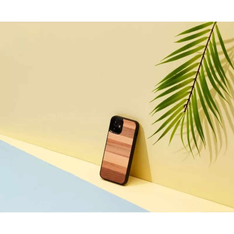 Apsauginis dėklas man and wood iPhone 12 mini – juodas