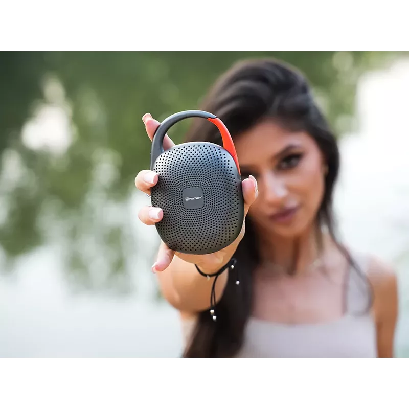 Nešiojamas Bluetooth TWS garsiakalbis No name Splash PRO – Pilka geležinė