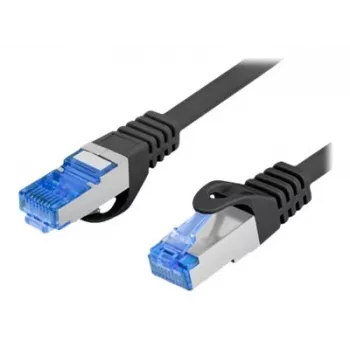 LANBERG PATCHCORD S/FTP CAT.6A 2M JUODAS LSZH