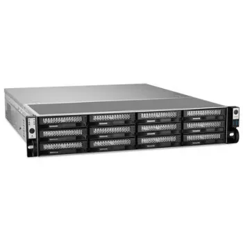 TerraMaster U12-500 Plus NAS Rack (2U) Intel® Core™ i7 16 GB DDR5 0 TB Pilka