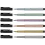 Tušinukas Faber-Castell 167351 Silver Stick, juodas ir sidabrinis, 1 vnt.