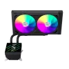 Gamemax GLACIER 240 LCD BK skystinis aušintuvas procesoriui Intel, AMD