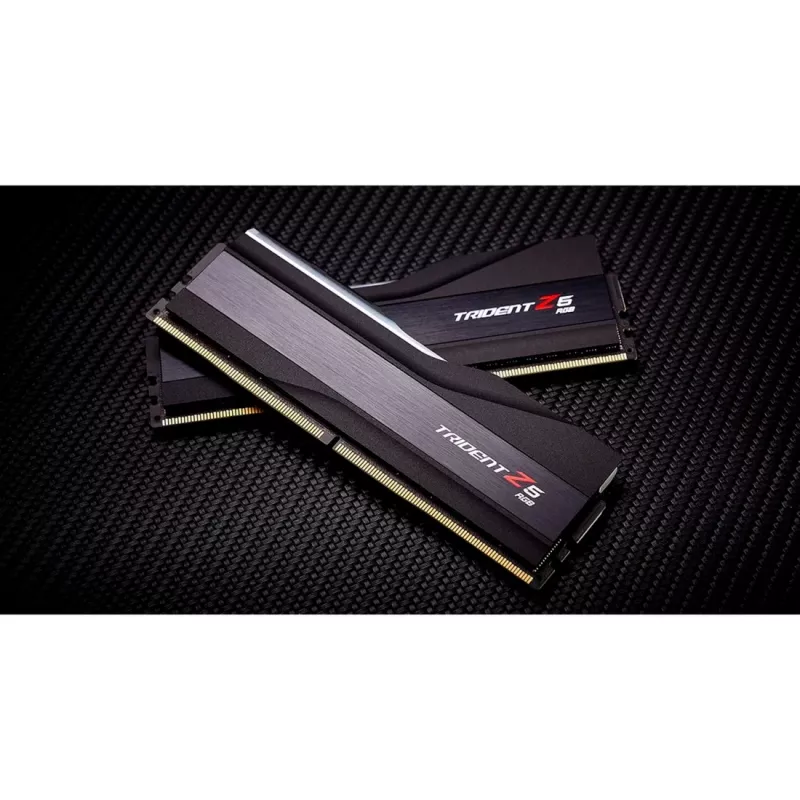 DIMM 64 GB DDR5-6800 (2x 32 GB) Dual-Kit, Arbeitsspeicher schwarz, F5-6800J3445G32GX2-TZ5RK, Trident Z5 RGB, INTEL XMP