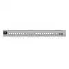 Tinklo jungiklis Ubiquiti UniFi ECS-24-POE — valdomas L2/L3, 24× 10G RJ-45, PoE, 1U, pilkas