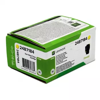 Lexmark 24B7184 originalus tonerio kasetė 1 vnt. Geltona