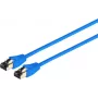 S/CONN 08-41021 tinklo kabelis mėlynas 1m Cat8.1 F/FTP
