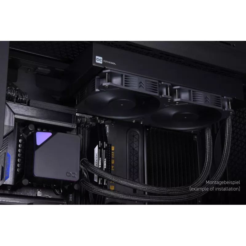 Skysčio aušintuvas „all-in-one“ Alphacool Core Ocean T38 AIO 280 mm 14 cm juodas