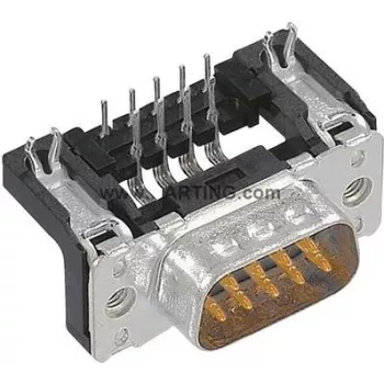 Harting 09 65 162 6811 Juoda jungtis