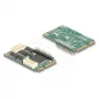 Vidinė Mini PCIe sąsajos plokštė DELOCK 95279 – RS-232 prievadas, 460,8 Kbit/s, FIFO 256 B