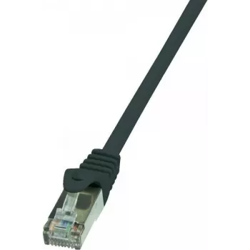 Logilink CP1073S - Patch laidas - RJ-45 (vyriškas) - RJ-45 (vyriškas) - 5 m - F/UTP - CAT 5e - Juodas