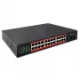 QOLTEC Gigabit Ethernet PoE tinklo jungiklis 24xRJ45 2xSFP