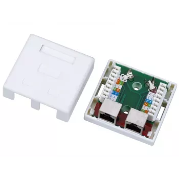 Alantec GN004 RJ45 lizdas (moteriškas) laidams, baltas