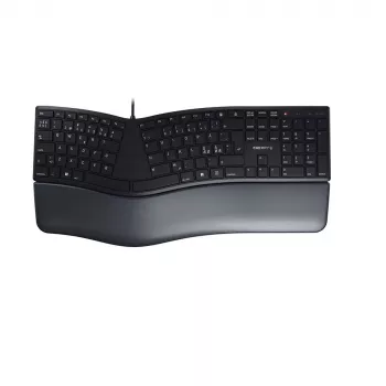 CHERRY KC 4500 ERGO klaviatūra USB QWERTY Nordic Juoda