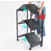 Topeshop Storage Rack FS005 sodo įrankių stovas, laisvai pastatomas, cinkuotas plienas