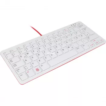 Laidinė USB klaviatūra Raspberry PI KEYBOARD DE RB-TASTA01W – vokiškas išdėstymas