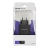Vidinis AC įkroviklis QOLTEC 50186 išmaniajam telefonui ir planšetei, 5 V 3,4 A, 17 W, 2× USB, juodas