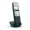 Gigaset A690HX analoginis/DECT telefonas su skambučio numerio atpažinimu, juodas/sidabrinis
