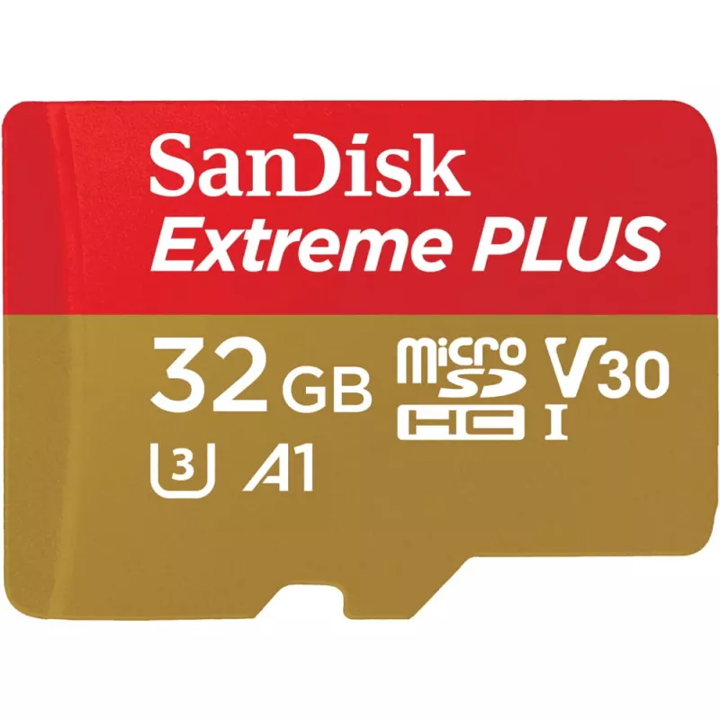 „Flash“ atminties kortelė SanDisk Extreme Plus 32GB UHS-I SDSQXBG-032G-GN6MA