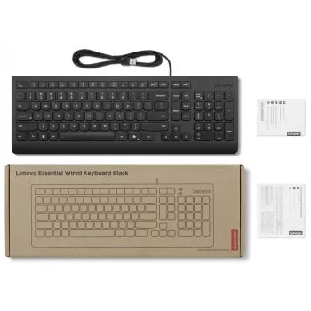 LENOVO Essential Wired Keyboard AI Lithuanian (LT) – laidinė klaviatūra lietuvišku išdėstymu