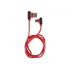USB laidas NATEC NKA-1201 USB 2.0 1 m USB A USB C juodas raudonas
