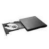 SAVIO AK-59 Išorinis plonas CD/DVD įrašytuvas R/RW - USB-C/USB-A, juodas