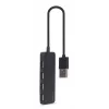 USB 2.0 šakotuvas Gembird UHB-U2P4-06 — 4 prievadai, kompaktiškas USB išplėtimas