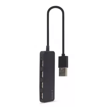 USB 2.0 šakotuvas Gembird UHB-U2P4-06 — 4 prievadai, kompaktiškas USB išplėtimas