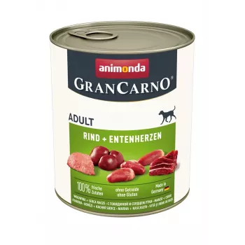 ANIMONDA GranCarno Adult Jautiena su anties širdelėmis - šlapias šunų ėdalas - 400g