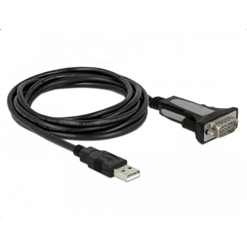 DELOCK adapteris USB 2.0 Tipo-A į 1 x Serijinį RS-232 DB9 3 m
