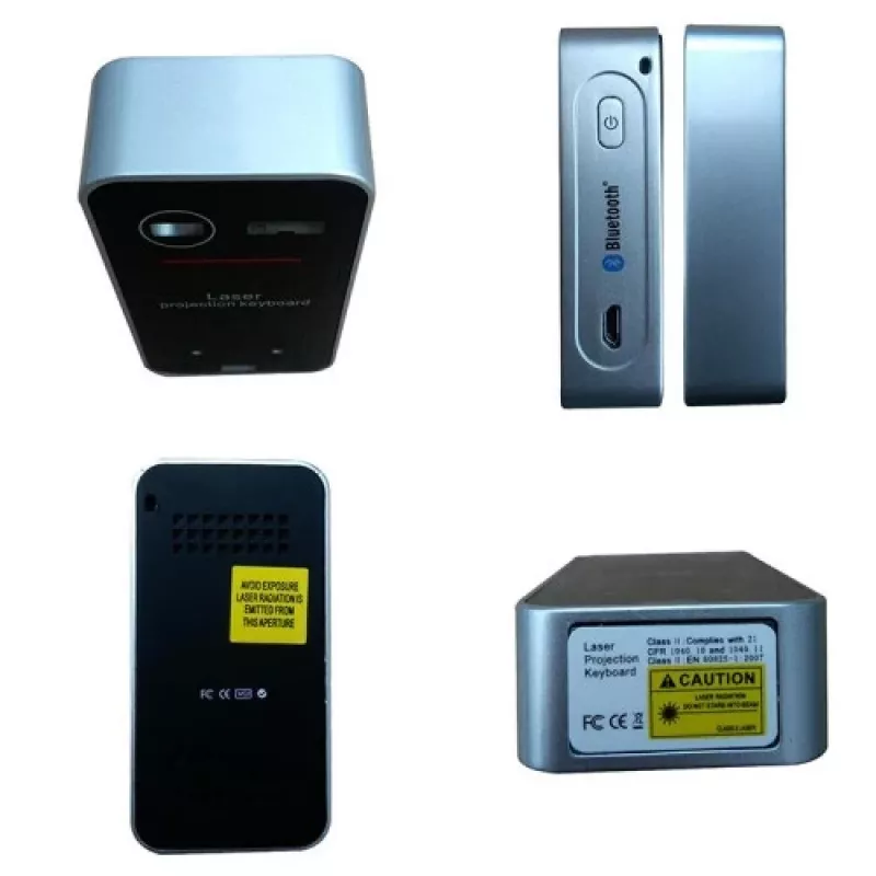 Lazerinė projekcinė klaviatūra Doy model kompaktiška nešiojama belaidė Bluetooth klaviatūra