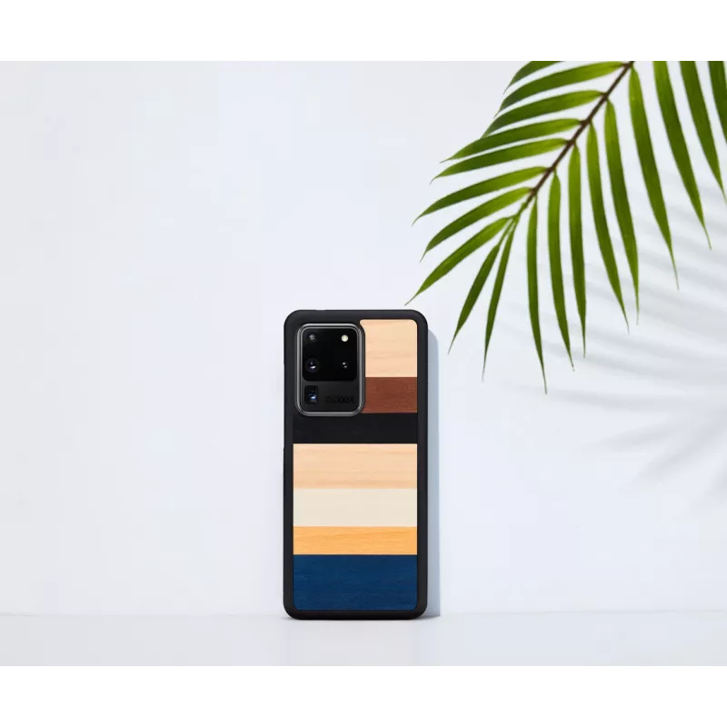Telefono dėklas „man and wood“ Samsung Galaxy S20 Ultra – juodas