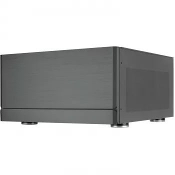 Korpusas SilverStone Crown 04 SST-CW04TB – HTPC, tamsiai pilkas, SSI-EEB